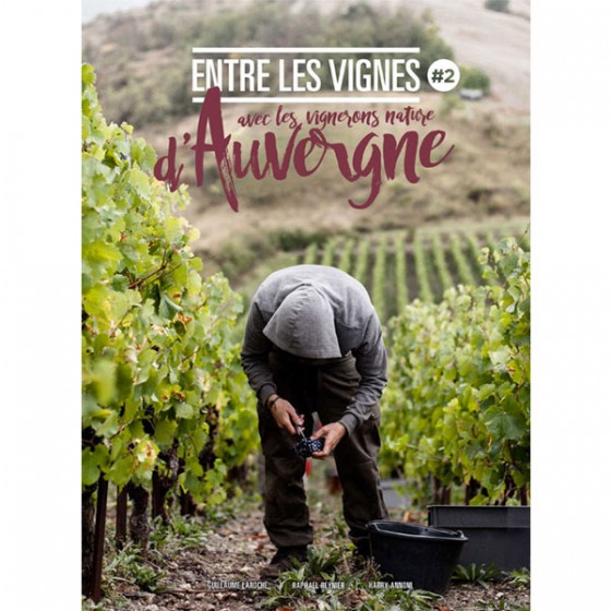 Livre "Entre les Vignes" avec les vignerons nature d'Auvergne