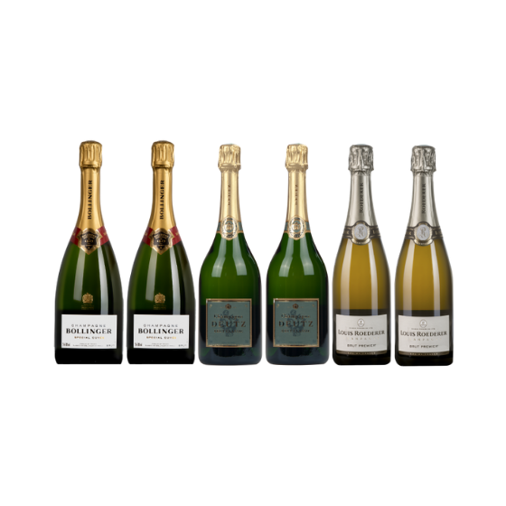 Coffret Cadeau Champagne Grandes Maisons "Box 6 Bouteilles"