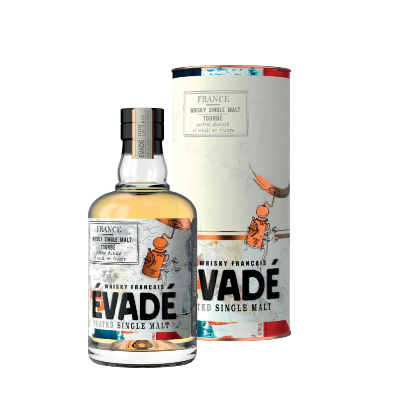 Whisky Évadé Single malt Tourbé