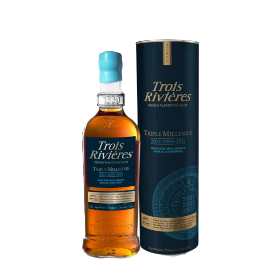 Rhum Trois Rivières Multi millésimé 2001-2005-2011 Martinique