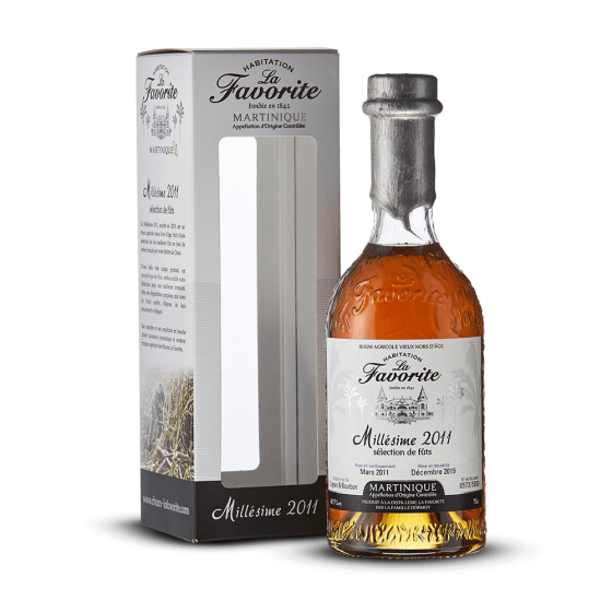 La Favorite Millésime 2012 Rhum Martinique