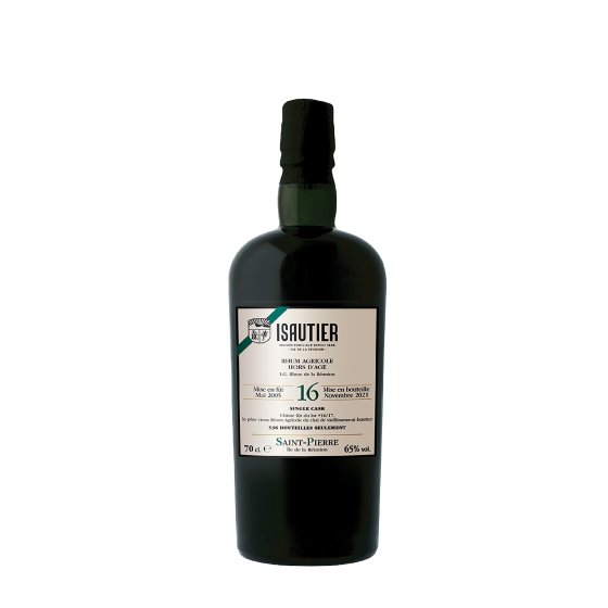 Rhum Isautier 16 ans D'âge 2005 Agricole