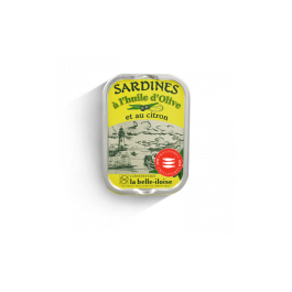 La Belle-Iloise / Sardines à l'huile et citron / 115 gr