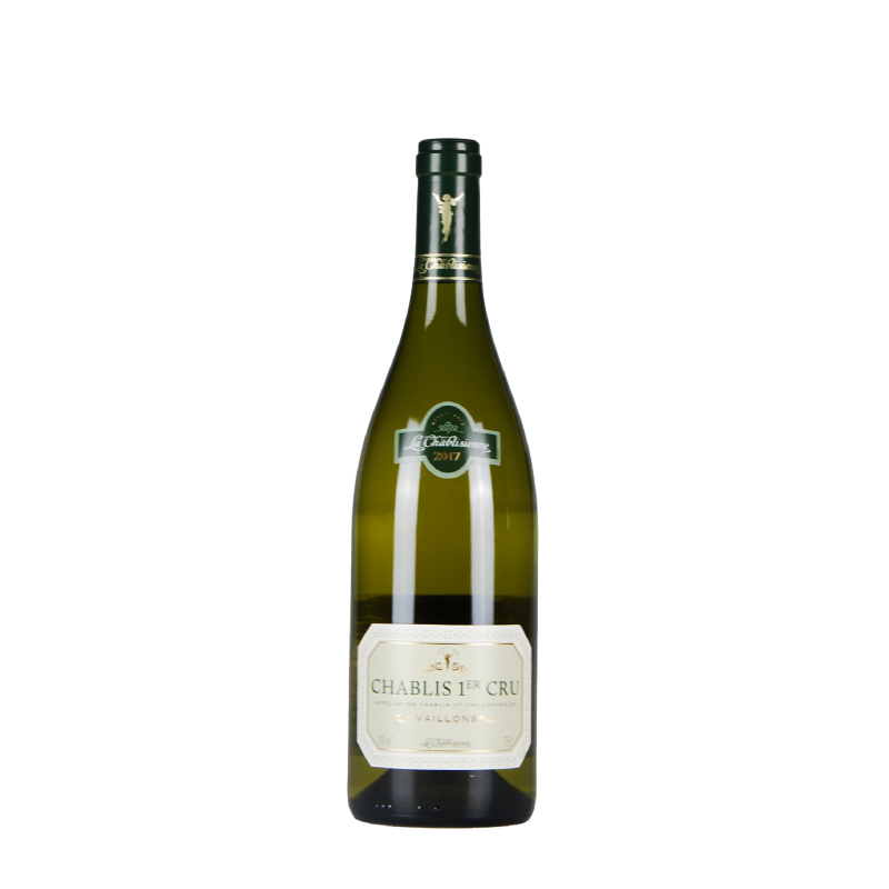 Cave de la Chablisiènne "Vaillons" Chablis 1er Cru Blanc sec 2017