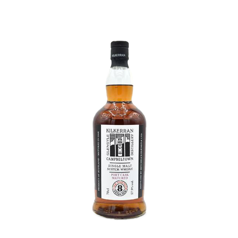 Whisky Kilkerran 8 ans D'âge Brut de Fût Port