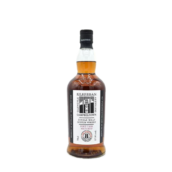 Whisky Kilkerran 8 ans D'âge Brut de Fût Port