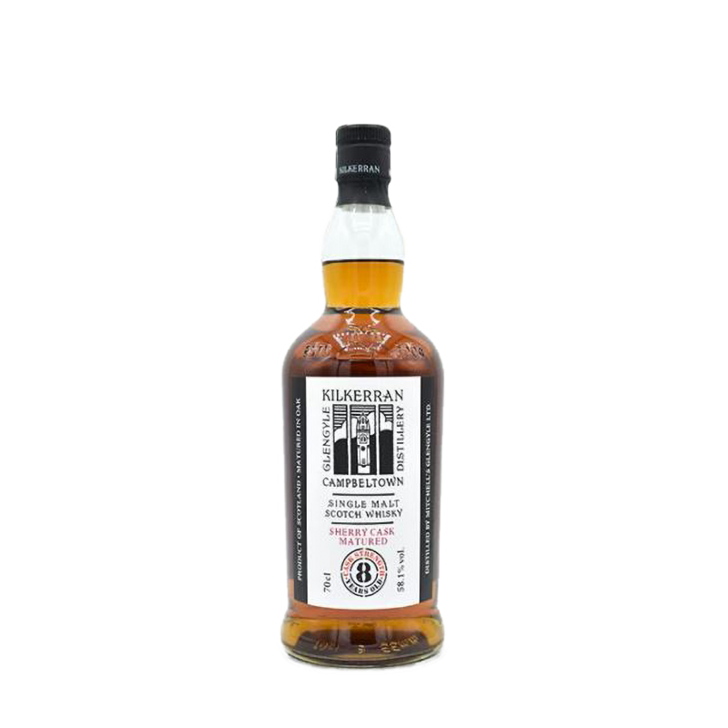 Whisky Kilkerran 8 ans D'âge Brut de Fût Sherry