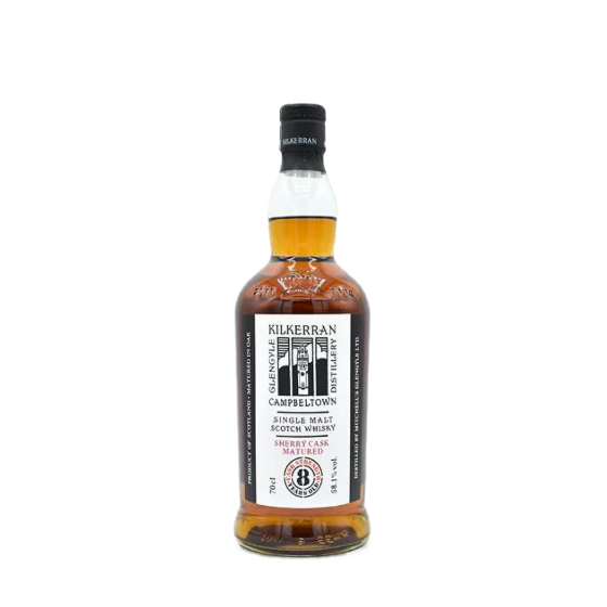Whisky Kilkerran 8 ans D'âge Brut de Fût Sherry