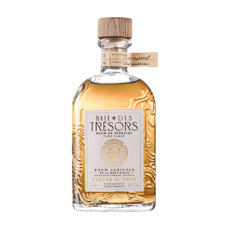 Rhum Baie des Trésors  "Fleurs du vent" Rhum agricole