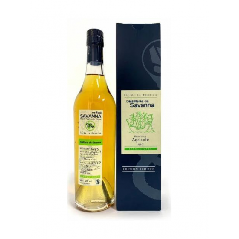 Rhum Savanna 5 ans d'âge Single Cask 2005