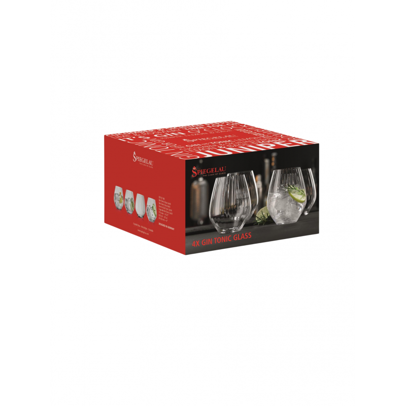 Spiegelau Gin Tonic Glass Set 4 verres