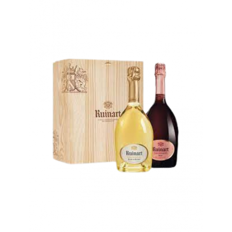 Caisse Duo RUINART Blanc de Blancs Rosé