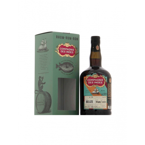 Rhum Compagnie des Indes "Belize" 14 ans d'âge