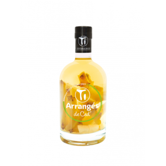 Rhum De Ced "Ti  Graal - Ananas Coco Citron vert" Rhum arrangé