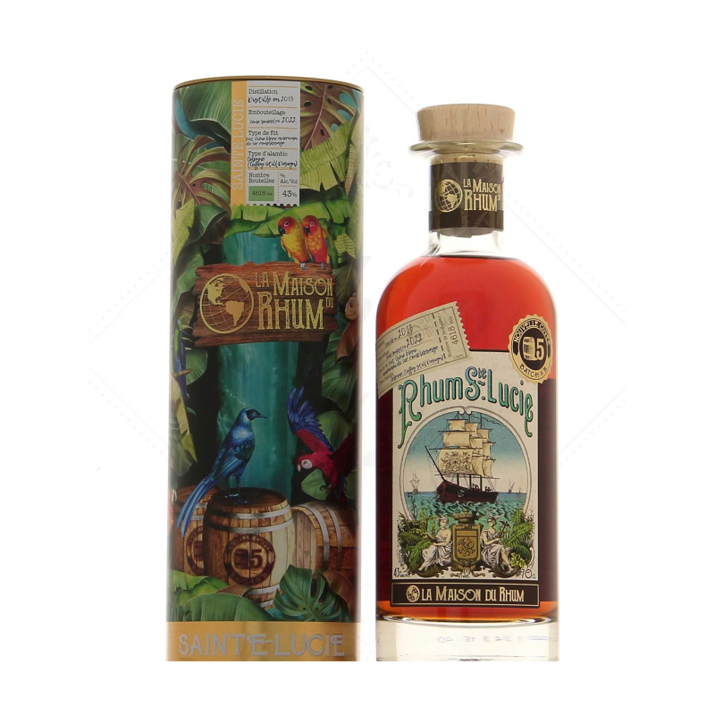 Rhum La Maison Du Rhum "Sainte-Lucie" 2013 Batch n°5