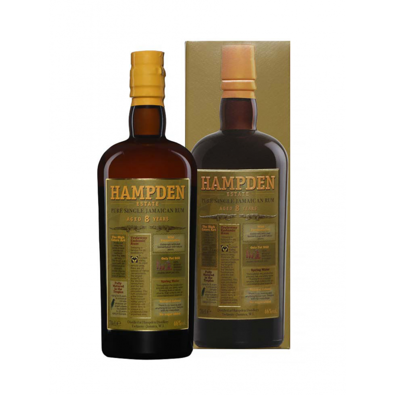 Hampden Estate 46% - Rhum 8 ans