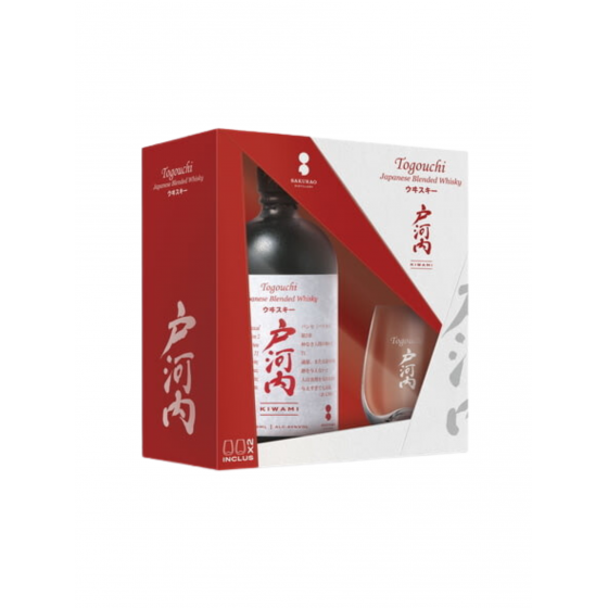 Coffret Whisky Togouchi Kiwami + 2 Verres
