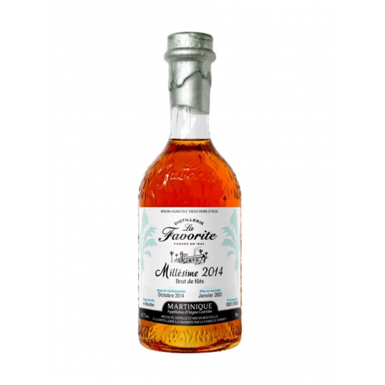 La Favorite Millésime Rhum Martinique 0,7L - 2014
