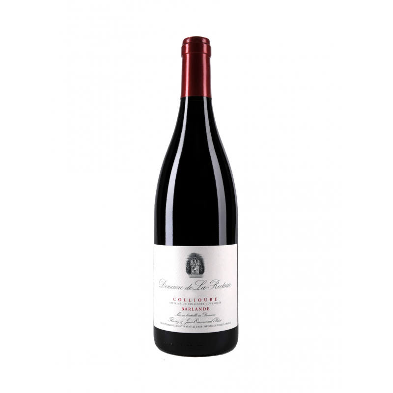 Domaine De La Rectorie Vin Rouge 2021, Barlande, AOC Collioure , Languedoc Roussillon