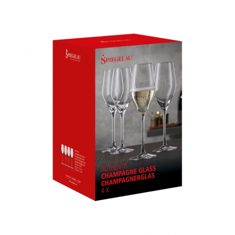 Spiegelau  Authentis 4 Verres à Champagne