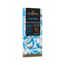 Valrhona "Tablette Caraïbe 66%" 70 gr - Chocolat