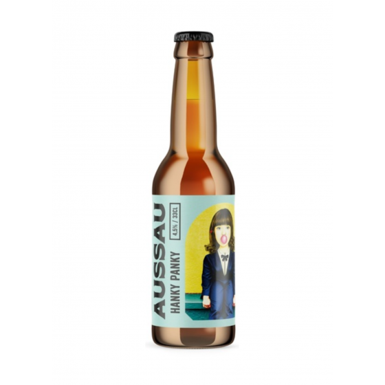 Bière Aussau Hanky Panky Blanche Citron 33cl