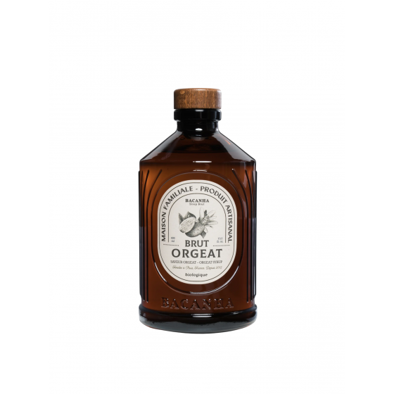 Bacanha / Sirop Bio et Artisanal Orgeat / 400 ml