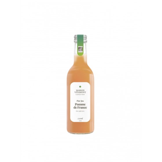 Maison Vitamont - Pur jus Pomme de France Bio 25 cl