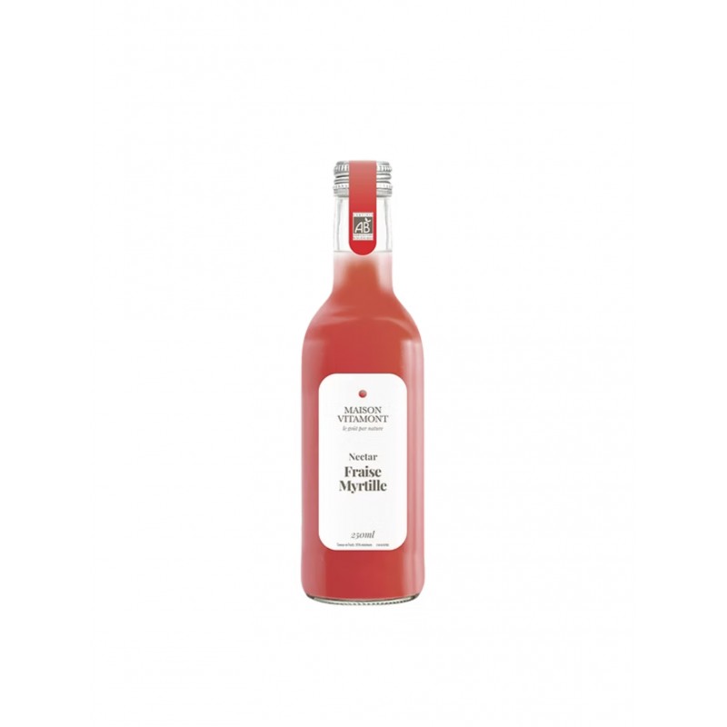 Maison Vitamont - Nectar Fraise Myrtille Bio 25 cl