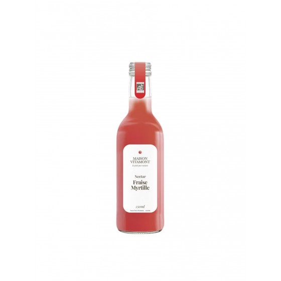 Maison Vitamont - Nectar Fraise Myrtille Bio 25 cl