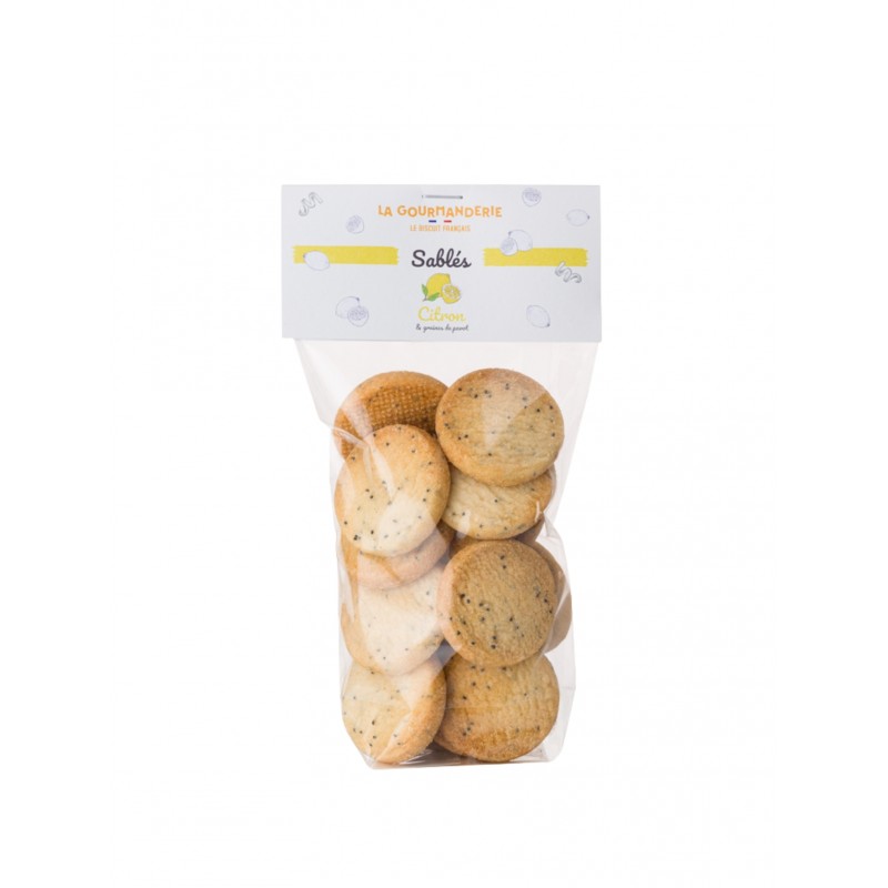 LA GOURMANDERIE -  Biscuits Citron / graines de Pavot