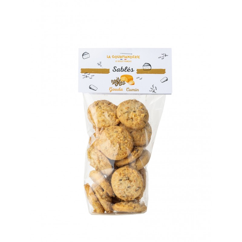LA GOURMANDERIE -  Biscuits Gouda / graines de Cumin