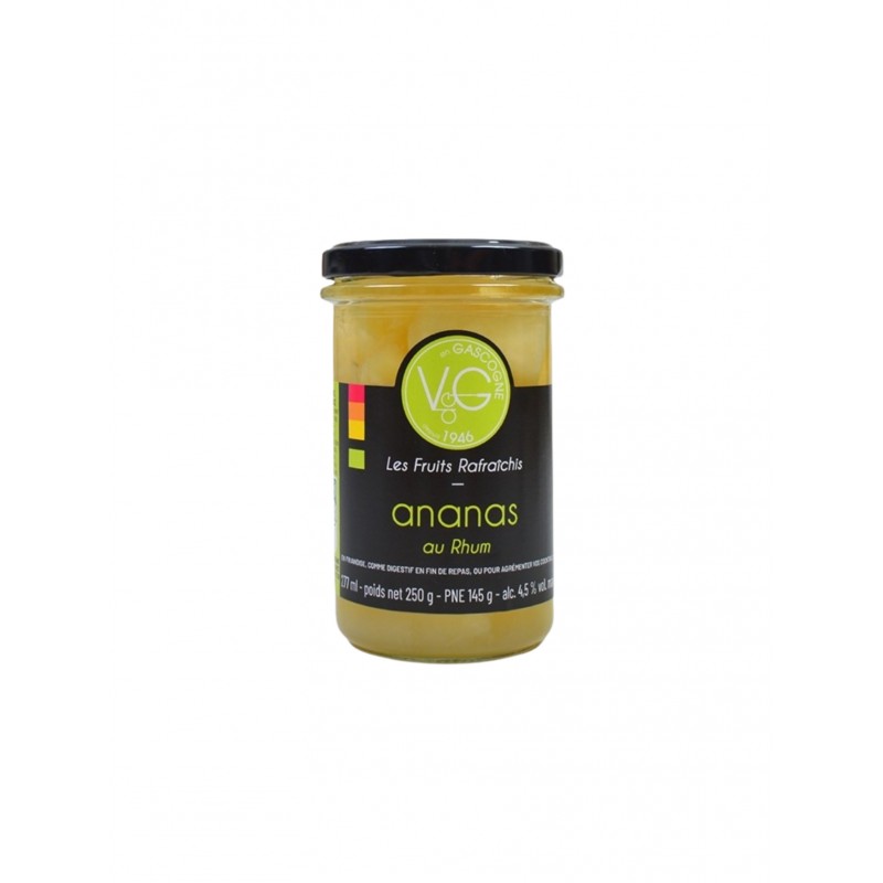 VERGERS DE GASCOGNE - Ananas rhum 277 ml