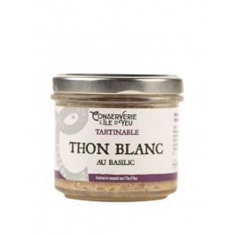 CONSERVERIE DE L'ILE D'YEU - Tartinable Thon blanc au Basilic 100gr