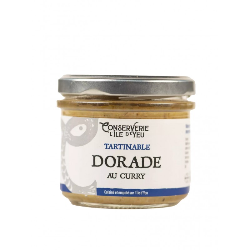 CONSERVERIE DE L'ILE D'YEU - Tartinable Dorade au Curry 100gr