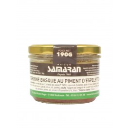 MAISON SAMARAN - Terrine basque au piment d'Espelette 190 gr