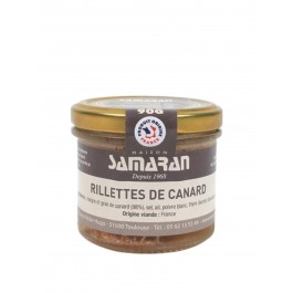 MAISON SAMARAN - Rillettes de canard 90 gr