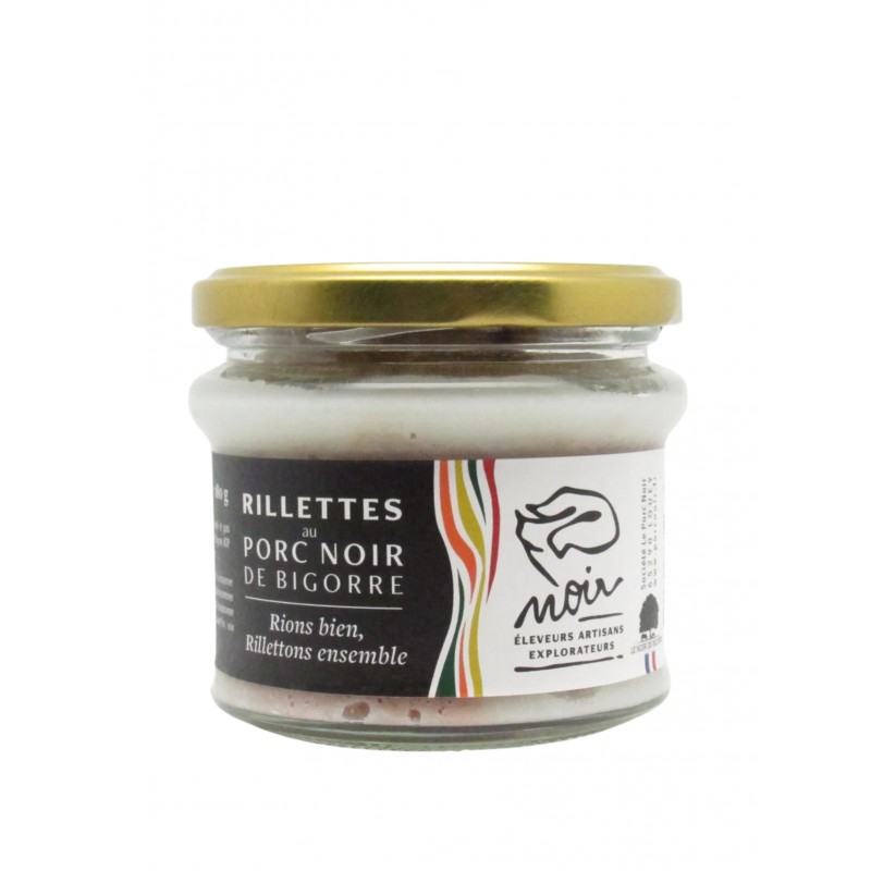 PORC NOIR DE BIGORRE - Rillettes 90 gr