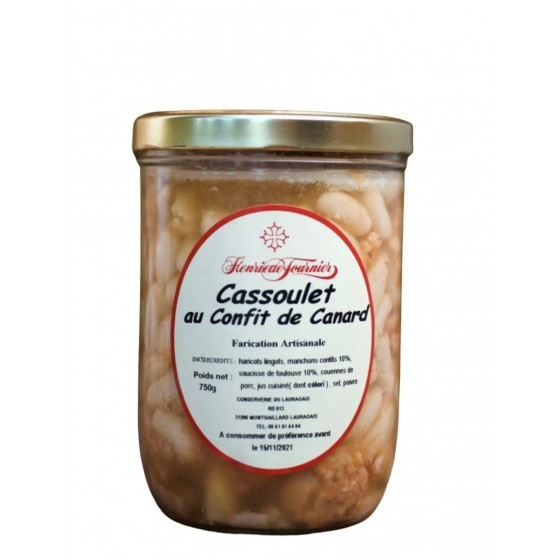 CONSERVERIE DU LAURAGAIS - Cassoulet au confit de Canard 750gr