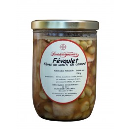 CONSERVERIE DU LAURAGAIS - Févoulet au confit de Canard 750gr