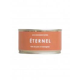 LES CONSERVISTES - ETERNEL / Pâté de porc à l'Armagnac 130 gr