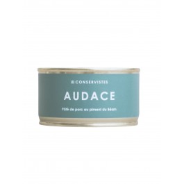 LES CONSERVISTES - AUDACE / Pâté de porc au piment du Béarn 130 gr