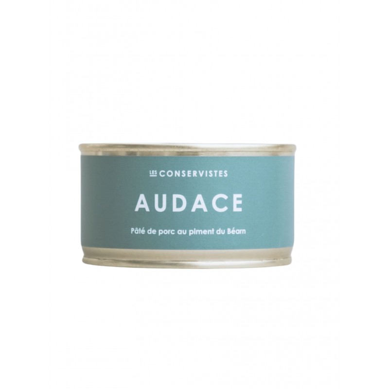 LES CONSERVISTES - AUDACE / Pâté de porc au piment du Béarn 130 gr
