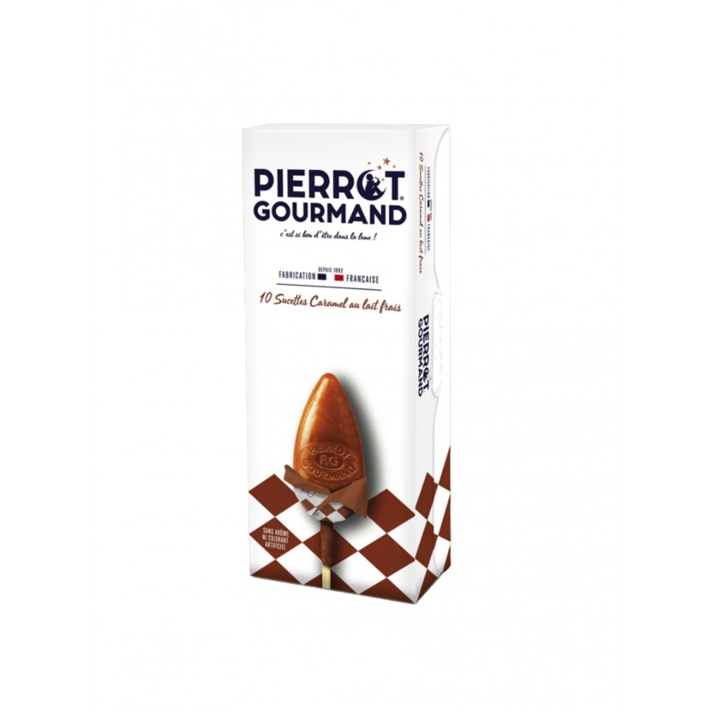 PIERROT GOURMAND - Sucettes caramel 130gr