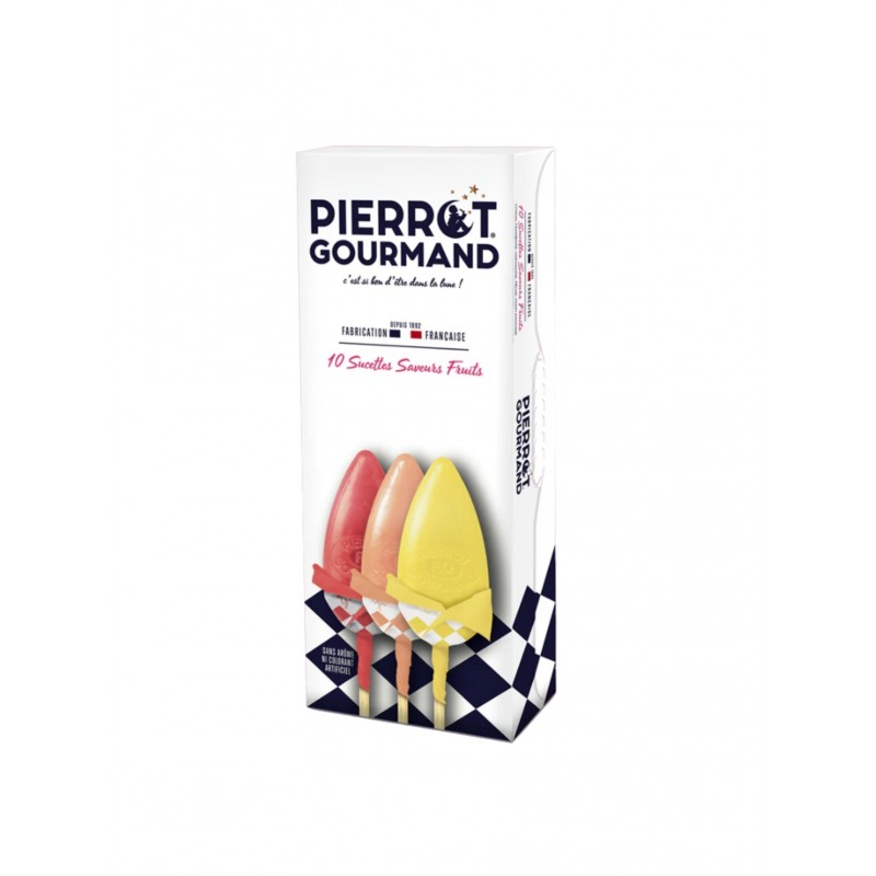 PIERROT GOURMAND - Sucettes fruits 130gr