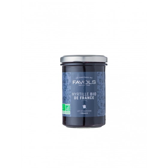 FAVOLS - Confiture myrtille bio de France 250gr