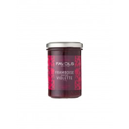 FAVOLS - Confiture framboise saveur violette bio 250gr
