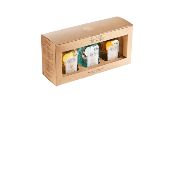 Rhum Baie des Trésors, "Coffret Rhum Découverte" Tripack, Rhum de Martinique en Bouteille de 70 cl