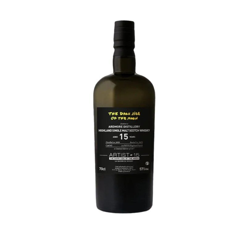 Ardmore 2009 Aged 15 "Artist 15" The Dark Side of The Moon, Highland Single Malt, Whisky de Ecosse en Bouteille de 70 cl