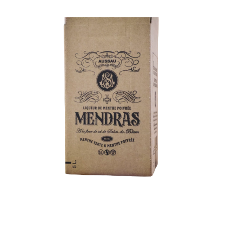 Aussau Mendras Liqueur Menthe Verte 5l